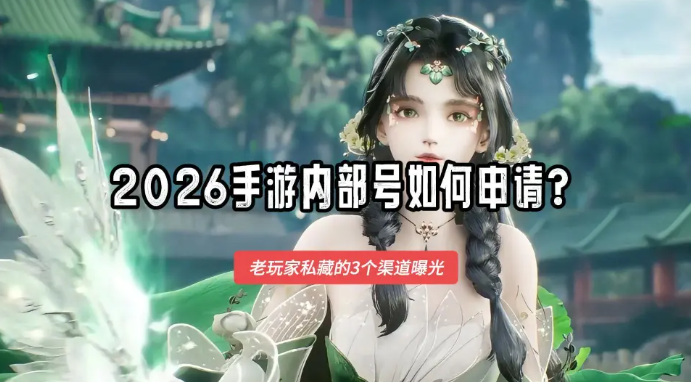 2026手游内部申请平台推荐！老玩家实测3家靠谱渠道，避坑指南收好